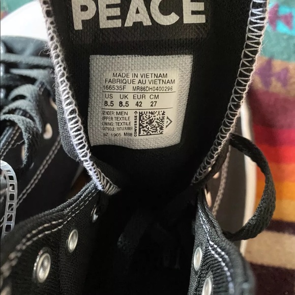 Converse Chuck Taylor All Star Hi Top Seek Peace - Picture 7 of 8